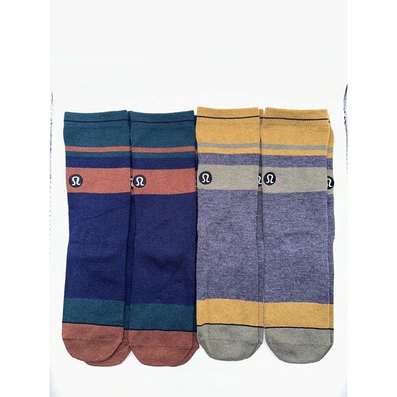 lululemon athletica Other - 4 Pairs - Lululemon Athletic Crew Socks M/L 6.5–10.5 (US)
